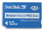 Sandisk Memory Stick Duo Pro 1 GB