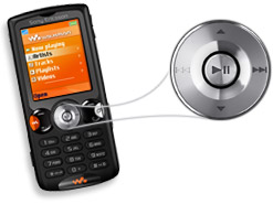 Sony Ericsson W810i Controls